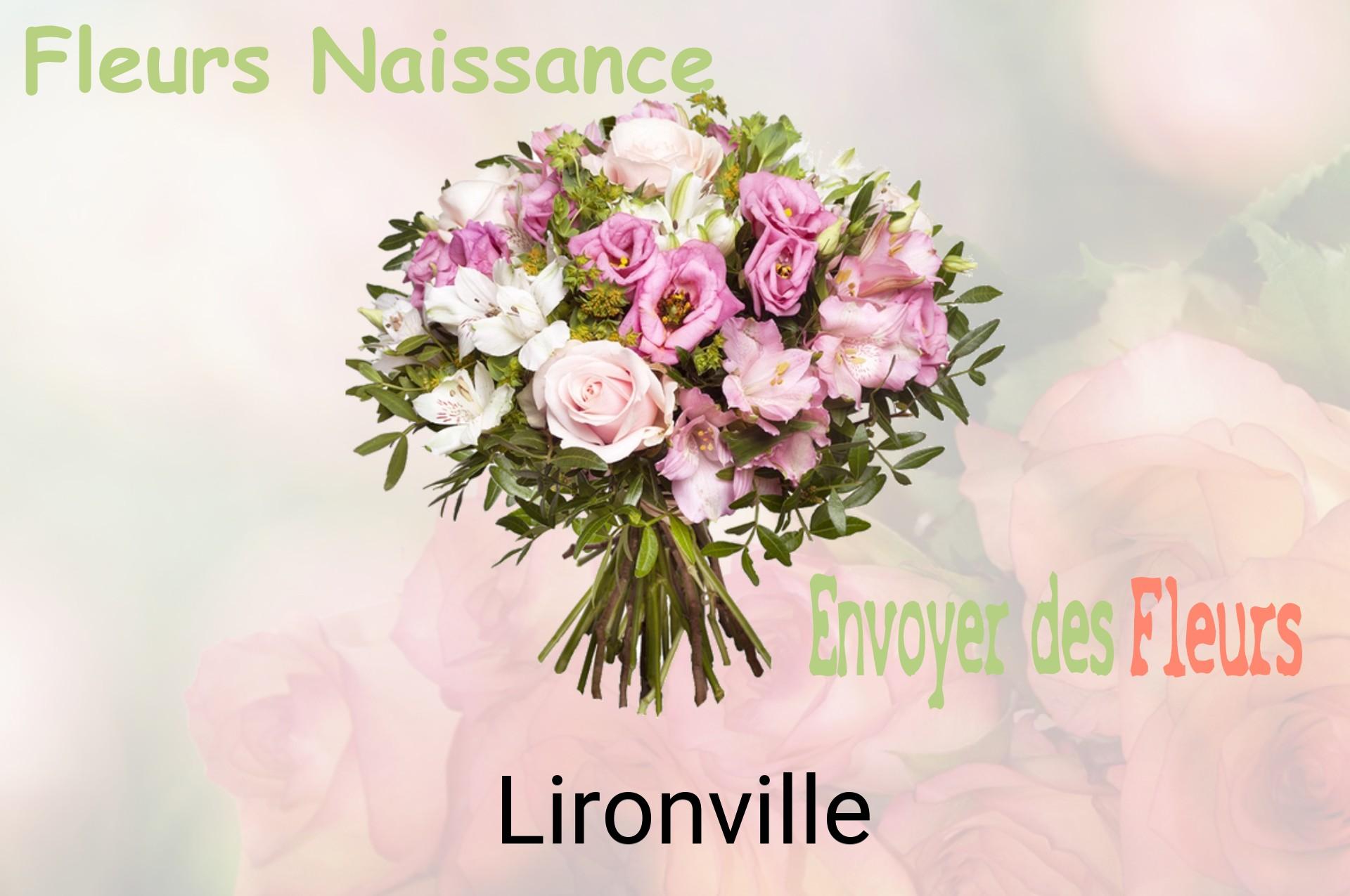 Bouquet de fleurs de naissance livré à Lironville